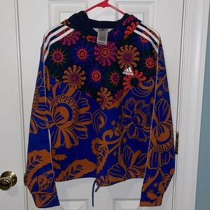 Adidas x Farm Rio hoodie size medium team royal blue tech